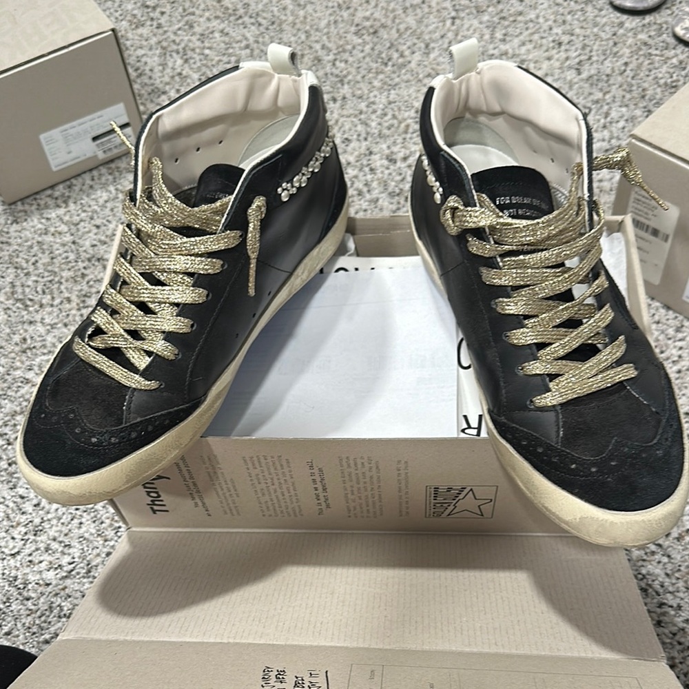Golden Goose mid star classic- women’s pearl